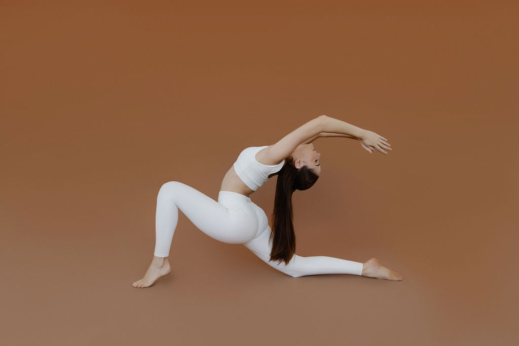 Legging Canelada Sem Costura - baunilha