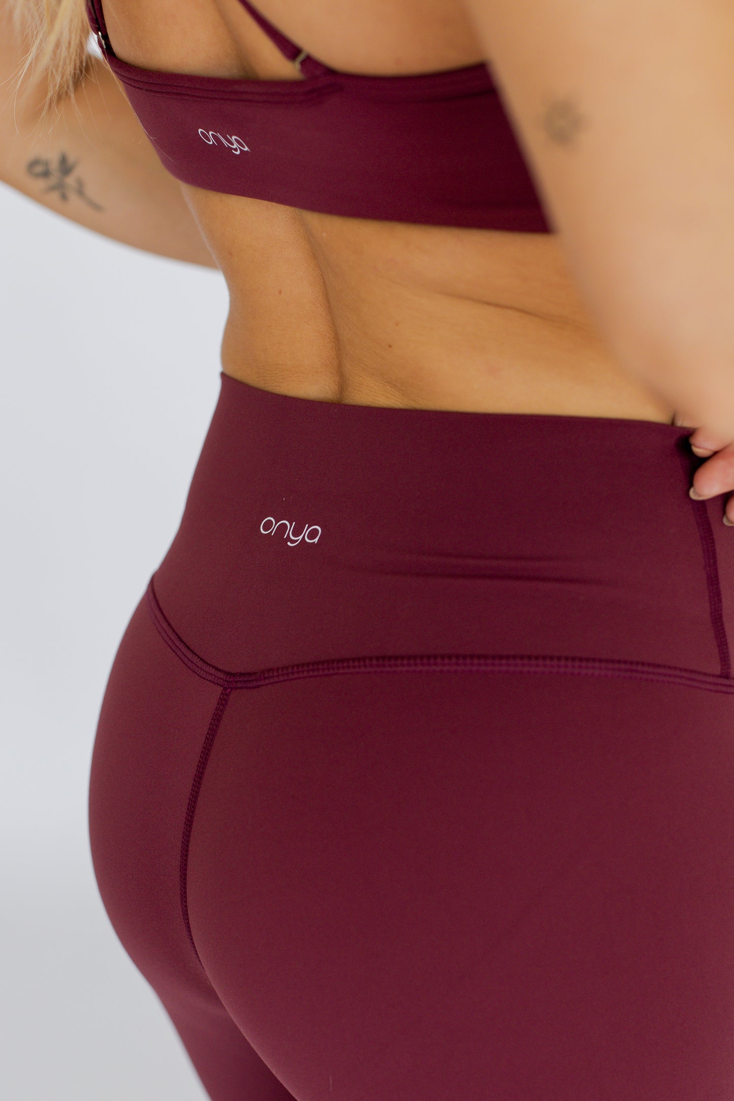 Legging Manteiga Cruzada Cereja