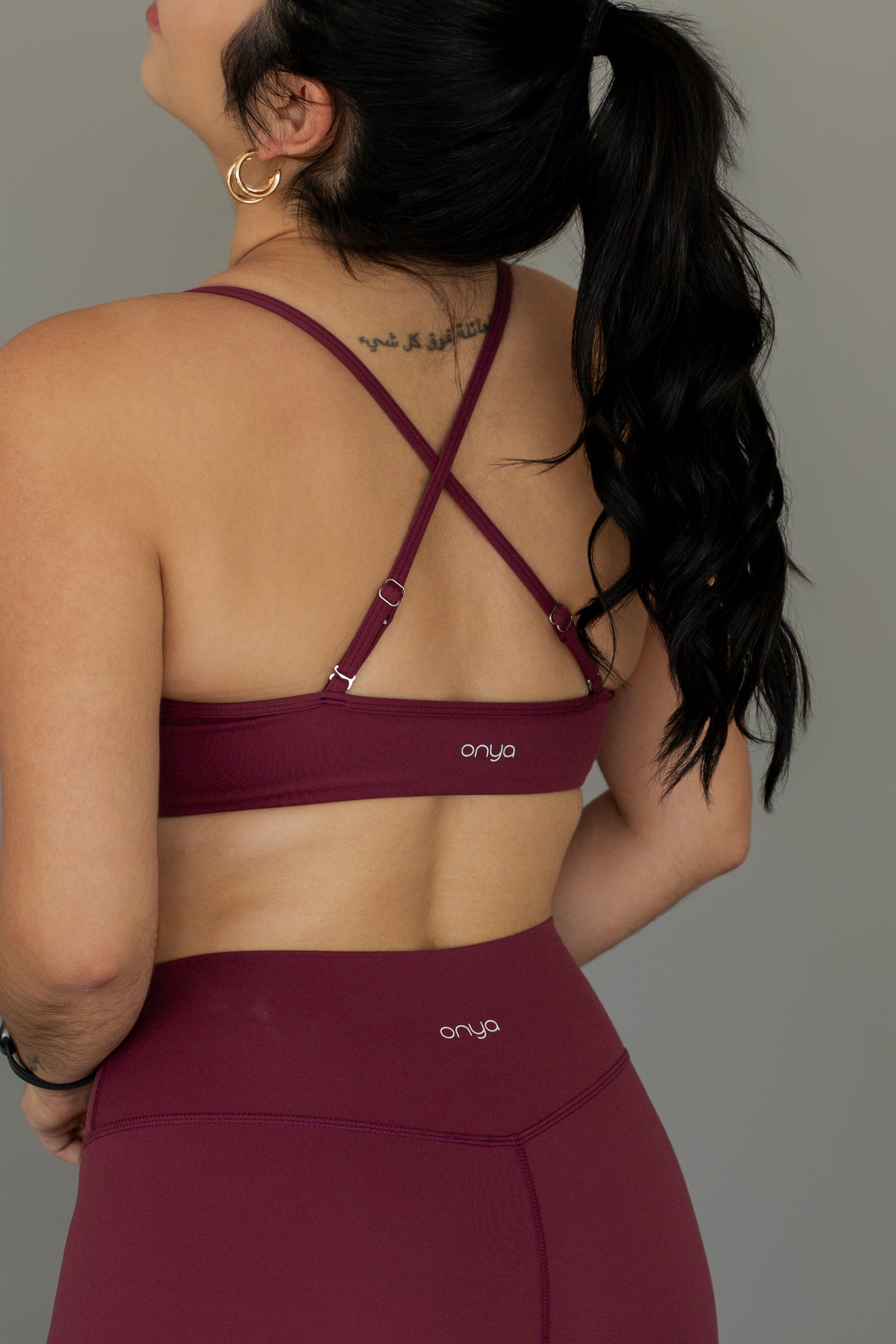 Top manteiga ajustável Cereja